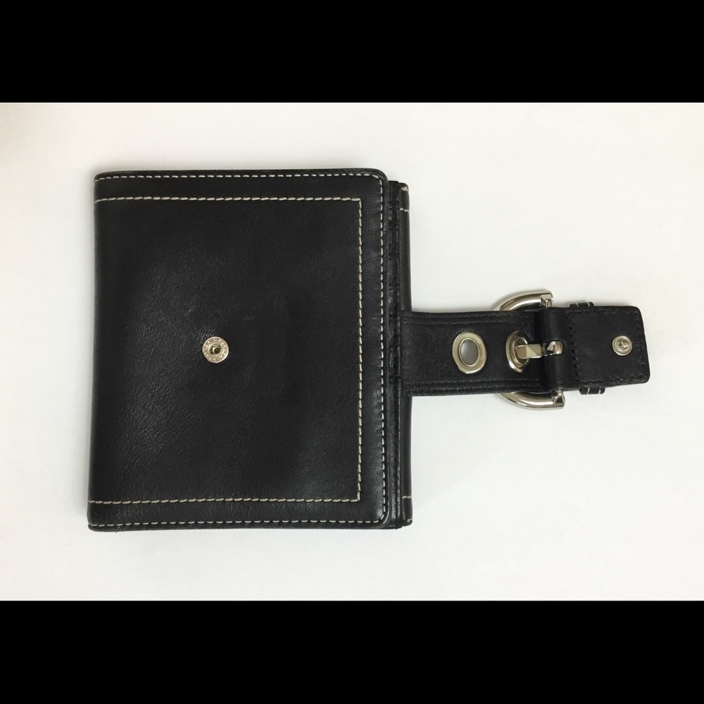 COACH Tri-Fold Leather Wallet Unisex - Picture 4 of 5